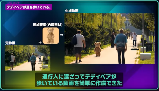 AIで動画内のオブジェクトを置き換える