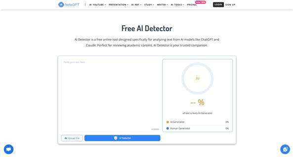 NoteGPT AI Detector｜制限の少ない大容量無料チェッカー 