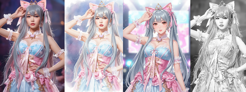 動画編集ソフトwondershare filmora 写真や動画をイラスト化