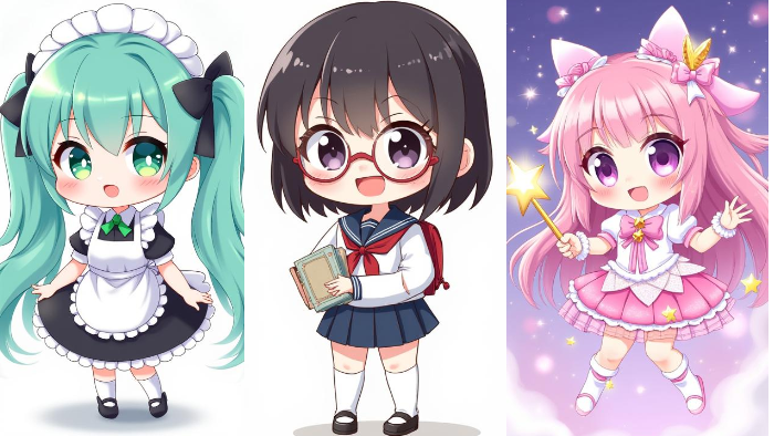 AIちびキャラクター作成のステップ解説