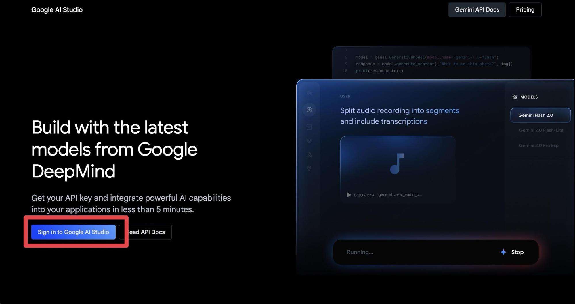 Google AI Studioの基本的な仕組みや始め方