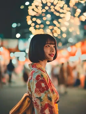 iPhoneで花火を撮影する