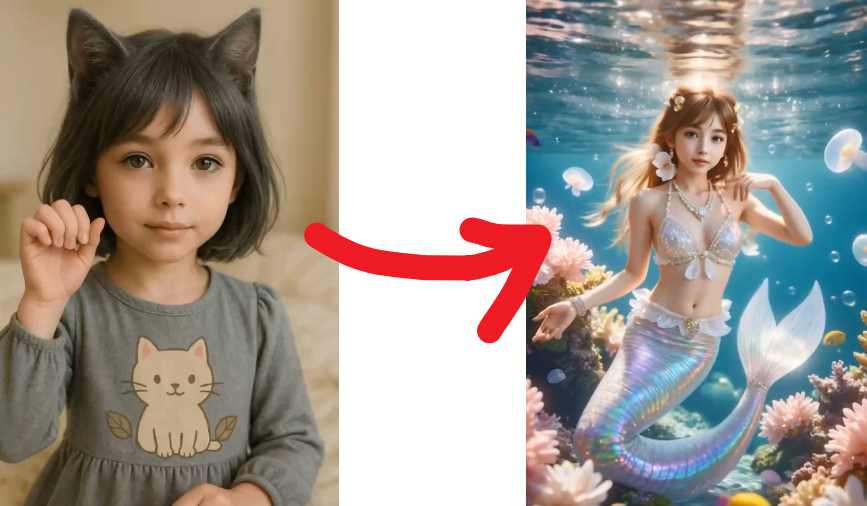 AIマーメイド・AI人魚の作り方