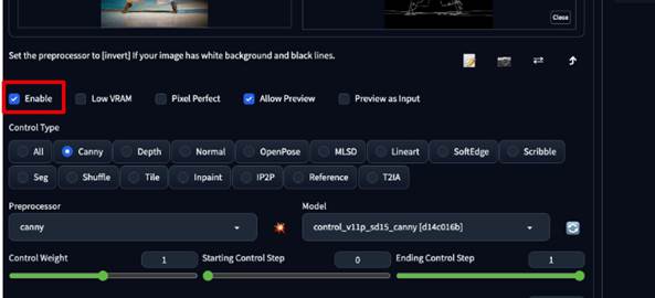 ControlNetのCannyモデルの使い方