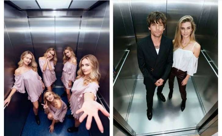 YouCam Perfect エレベーターフォトを生成