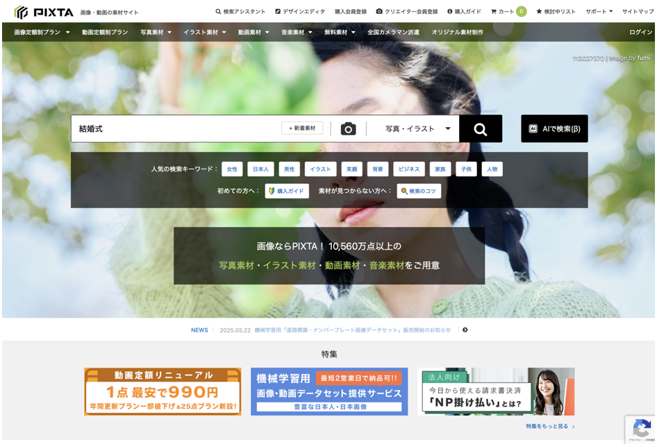 プロフィールムービー素材サイト