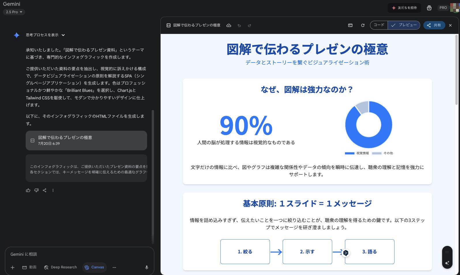 Gemini-AIツールでベースやイメージを作成し、PowerPointで仕上げる