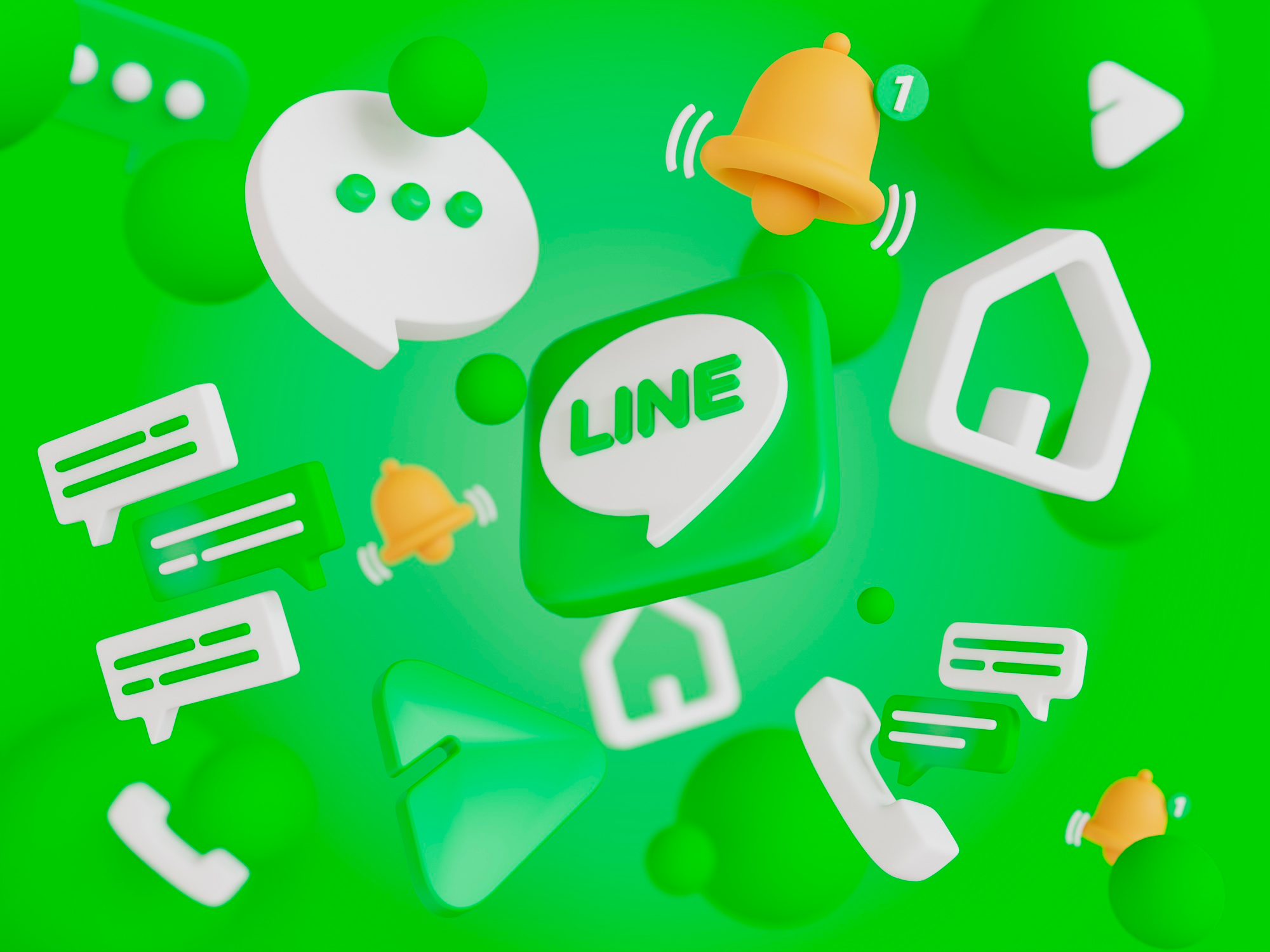 LINE暑中見舞い