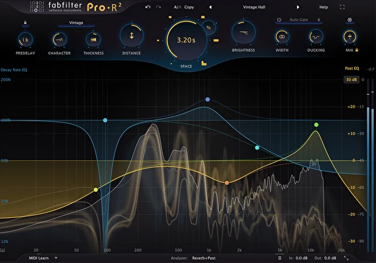 FabFilter Pro-R 2-リバーブプラグイン