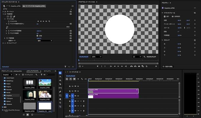 マスクのプロパティ