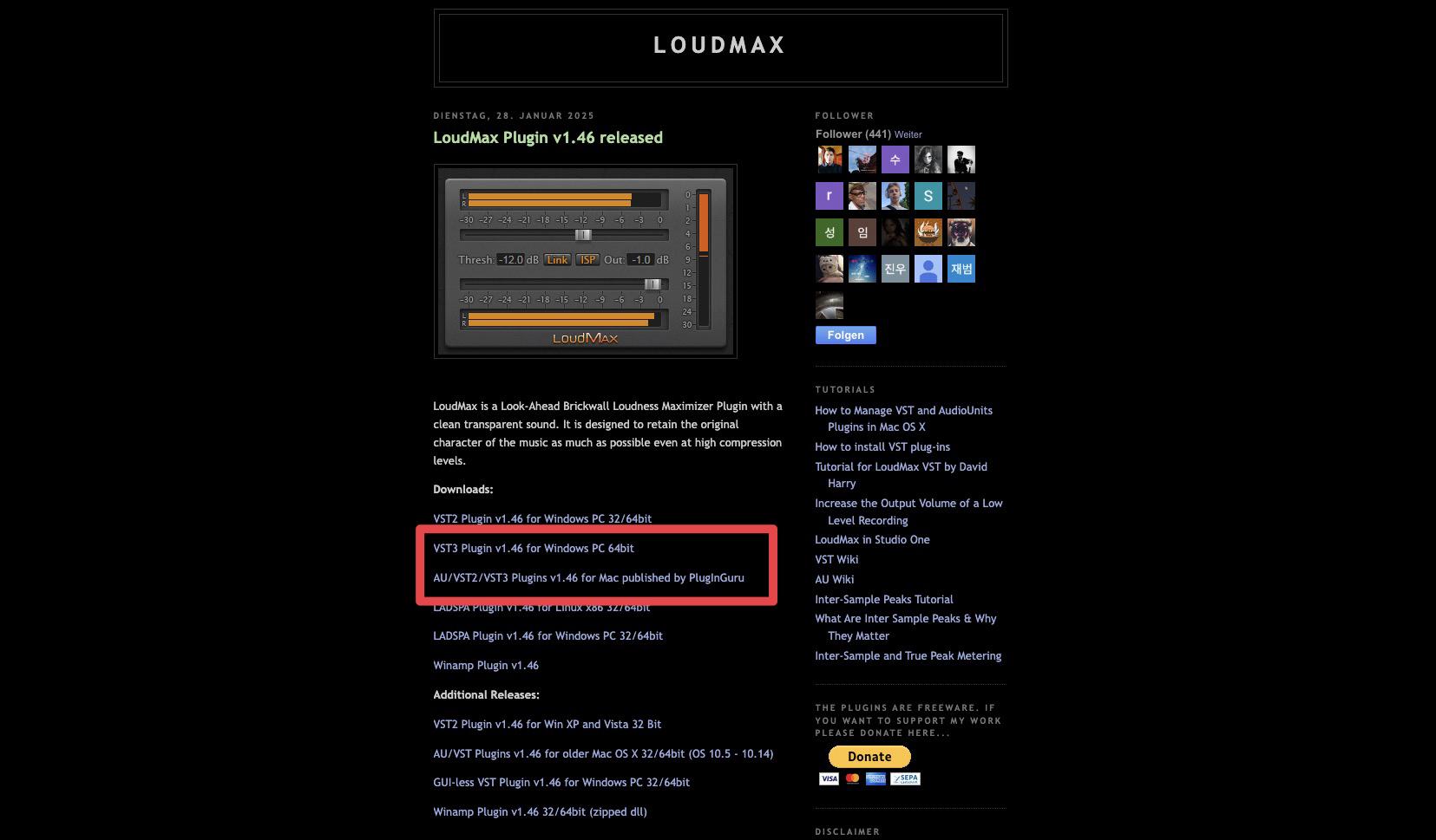 VSTプラグインをダウンロード