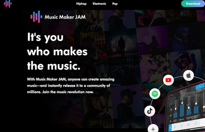 作曲アプリ(無料)-Music Maker JAM