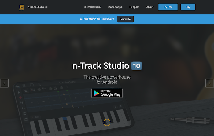 上級者向けの作曲アプリ(無料)-n-Track Studio
