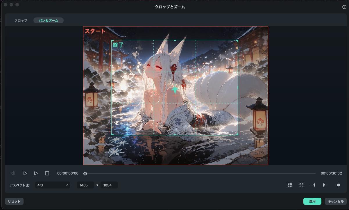 スライドショーに仕上げられ