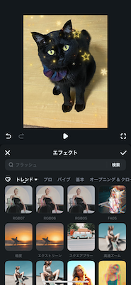 クリスマスらしい編集を加え