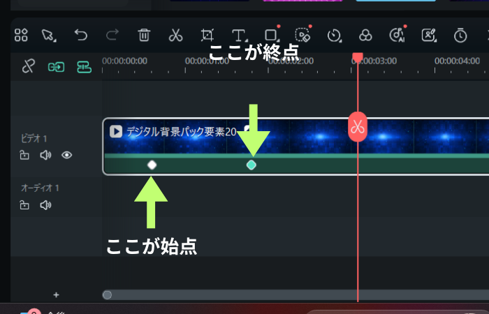Filmora-キーフレーム
