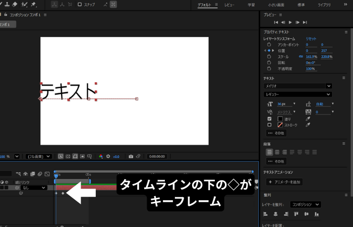 キーフレームとは