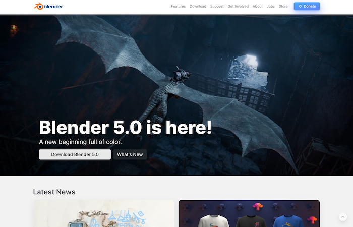 アニメーション制作アプリ-Blender