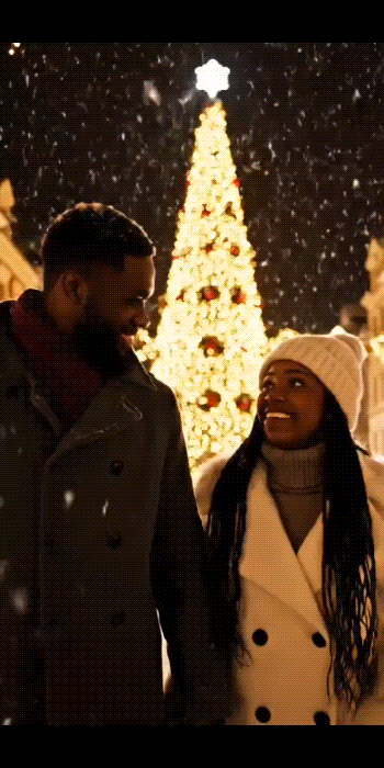 クリスマス ライン 動画プロンプト例