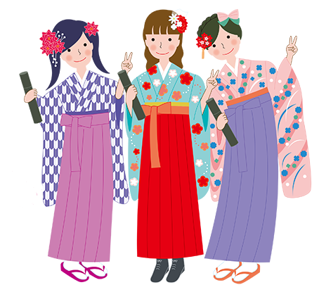 卒業イラストのモチーフ