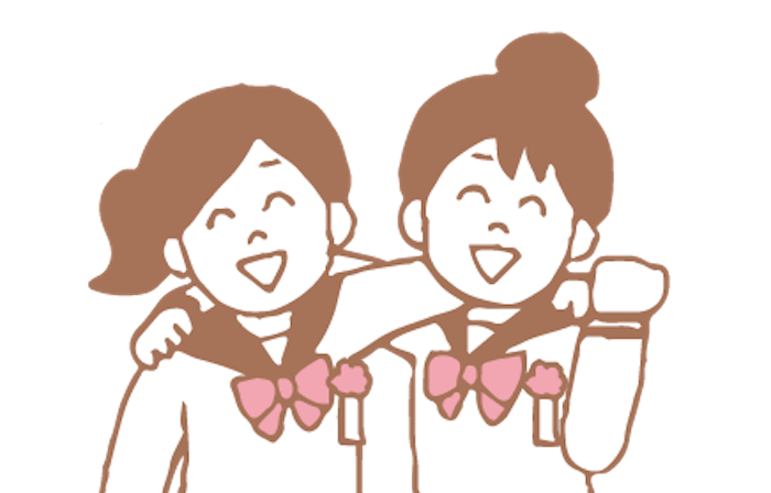 卒業イラストの使うシーン