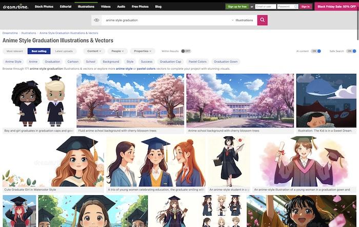 卒業イラスト素材サイト