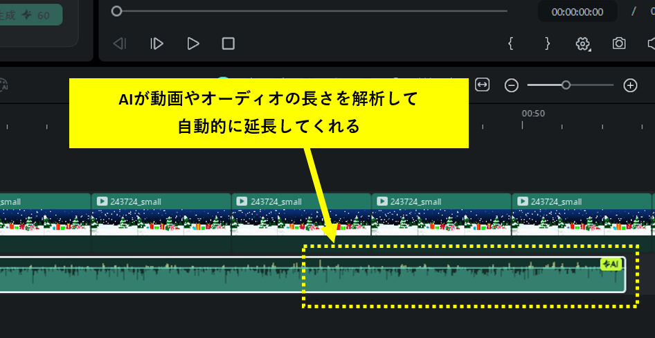 短いクリスマスソングをAIが伸ばし