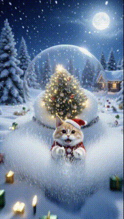 テンプレートからクリスマス壁紙を作る