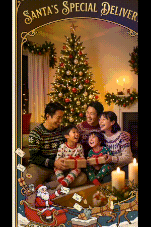 サンタからのメッセージ動画