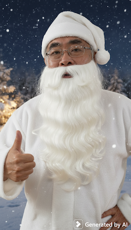 サンタコスプレスタイル