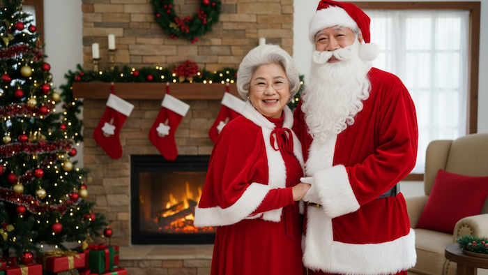 サンタコスプレスタイル