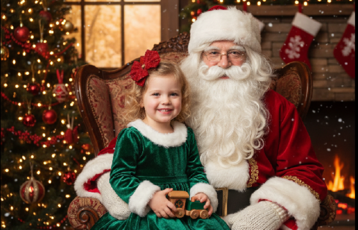 AI画像で生成されたクリスマス画像