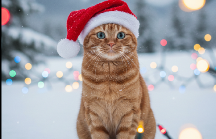 AI画像で生成されたクリスマス画像