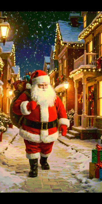 生成されたクリスマス動画