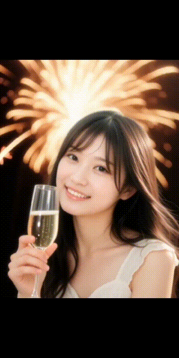 年賀状アプリーFilmora文章から動画生成