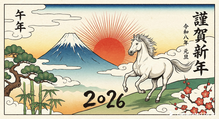 年賀状プロンプト