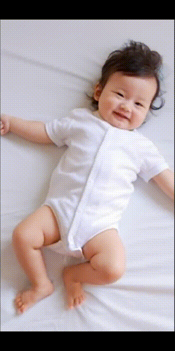 赤ちゃん ダンス動画にトランジションを追加