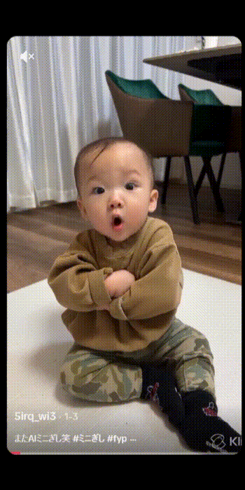 赤ちゃん ダンス動画