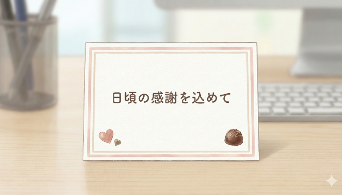 バレンタインメッセージ