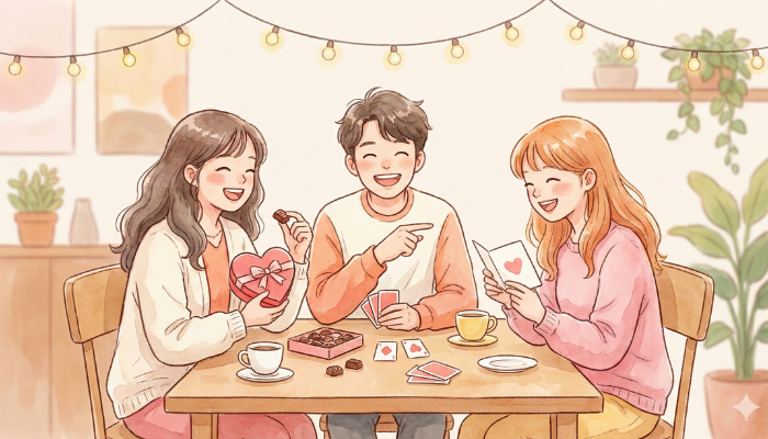 バレンタイン メッセージ 友達