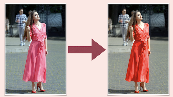 写真 の 服 の 色 を 変える