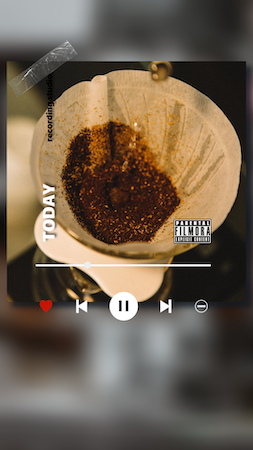 音楽 プレイヤー 風 画像