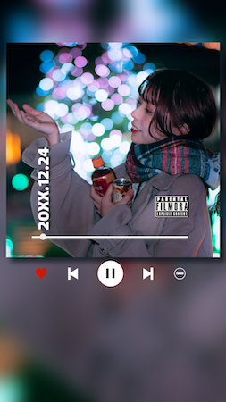 エモい写真×音楽プレイヤー風画像の活用シーン