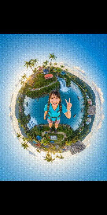 パノラマ写真を360度動画にする方法