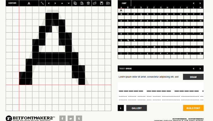 ドット文字変換サイト