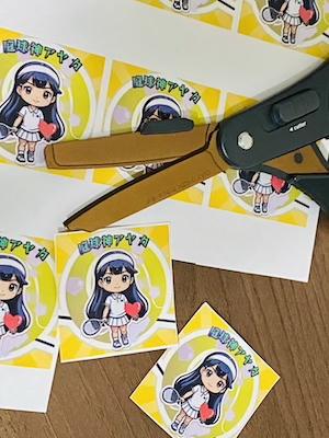 Filmoraで作ったシールを印刷