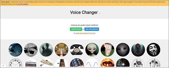 Voice Changer Online ＆ Free