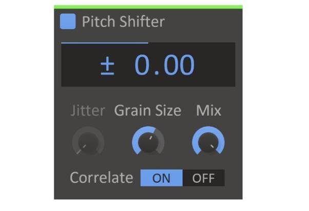 ピッチ変更ソフトKilohearts Pitch Shifter