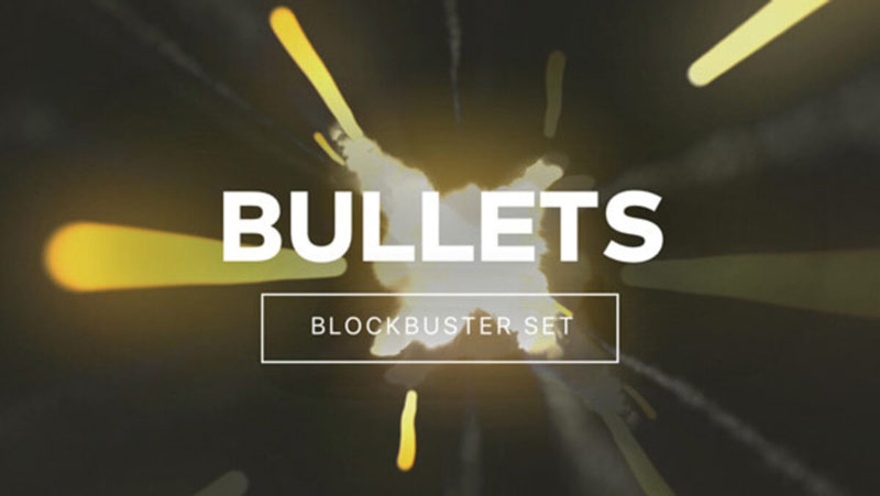 素材サイトfilmstock blockbuster vol1-銃弾パック