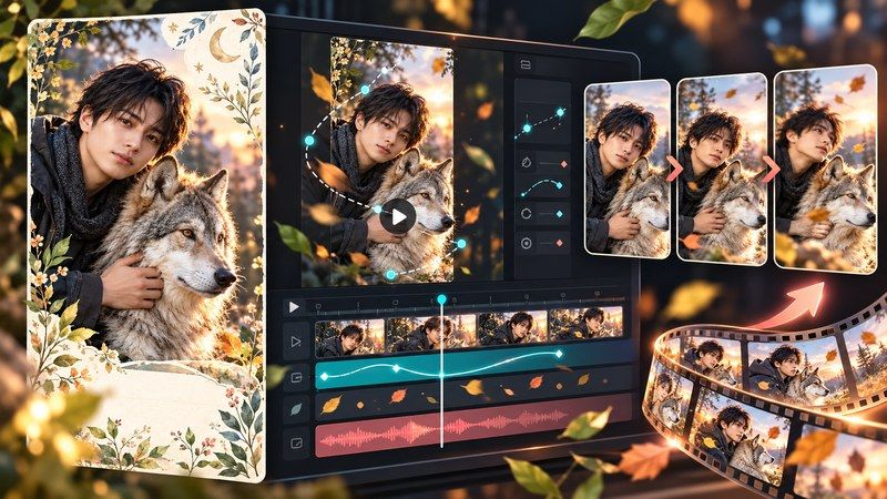 AI動物診断画像を画像から動画生成で動かす